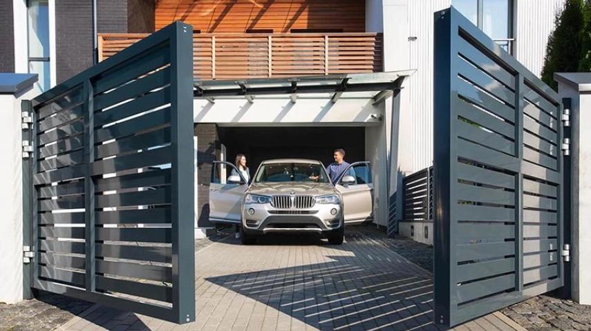 распашные ворота в Тереке