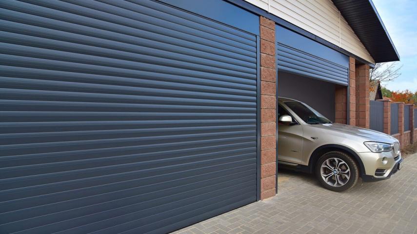 ворота из роллетного профиля в Тереке